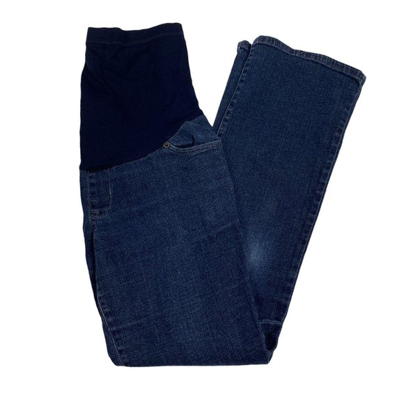 Liz Lange Maternity 6 Jeans Slight Boot Cut Flare - Picture 3 of 5